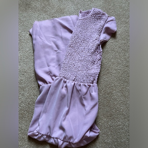 BRAND NEW Women’s Summer Flutter Short Sleeve Smocked Midi Dress! - Picture 3 of 5